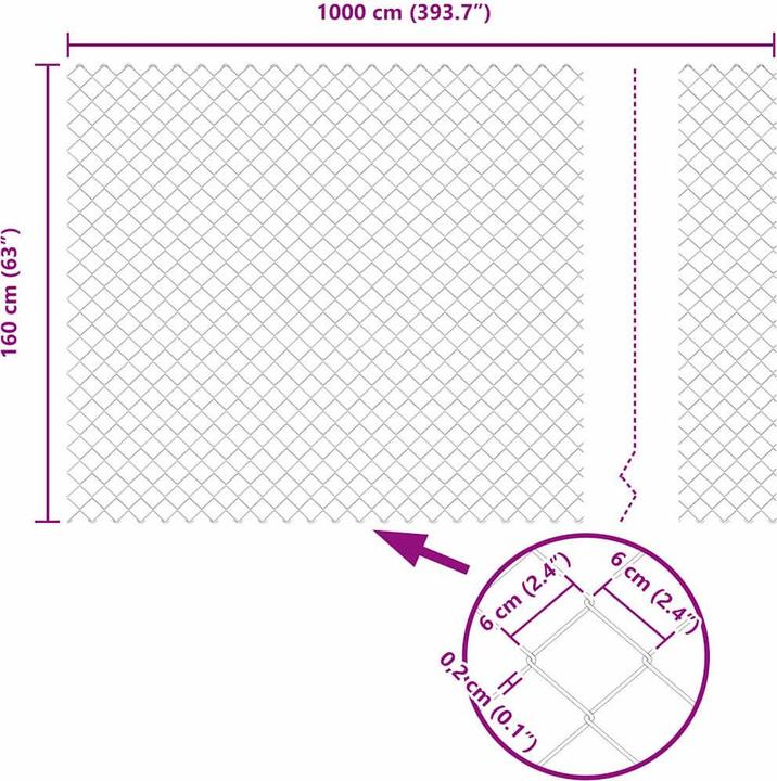 Produktbild vidaXL Zaunpfosten