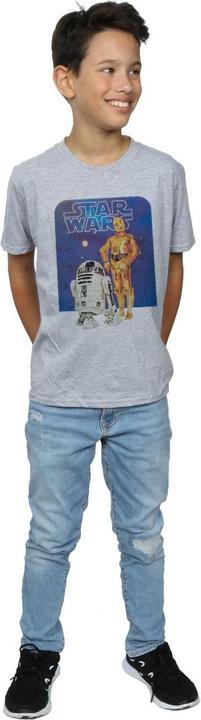 Actual product image Star Wars Boys R2-D2 And C-3PO T-Shirt (140, 146)