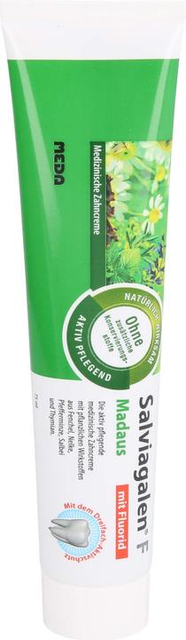 Immagine prodotto Meda Pharma Salviagalen F Madaus Dentifricio al fluoro, 75 ml Dentifricio (75 ml)