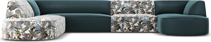 Blue, Garden Light Blue Pattern