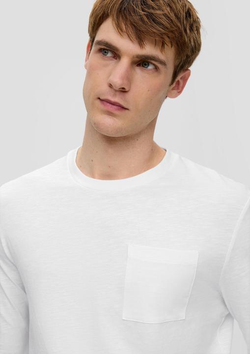 Produktbild s.Oliver T-Shirt Longsleeve mit Flammgarnstruktur (3XL)