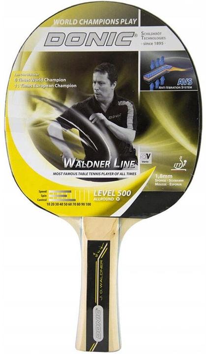 Image du produit Donic Schildkröt Table tennis bat DONIC Waldner 500 ITTF approved