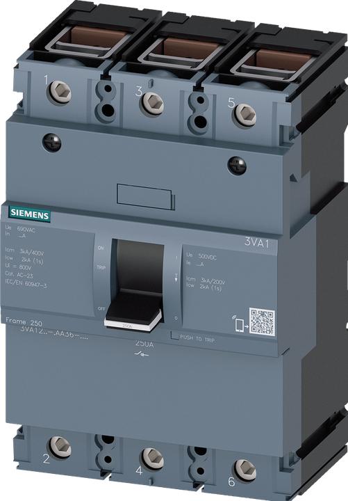 Actual product image Siemens 3VA1225-1AA36-0AA0 Switch-disconnector 3VA1 IEC Frame 250 - Switch-disconnector 3VA1