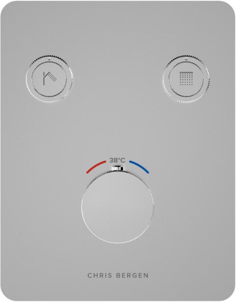 Actual product image Chris Bergen Concealed shower system