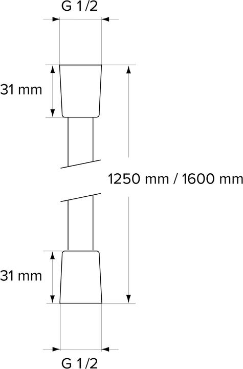 Produktbild Chris Bergen Brauseschlauch (160 cm)