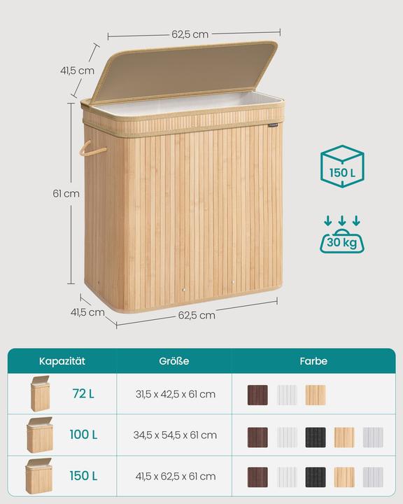 Image du produit Songmics Silo (150 l)