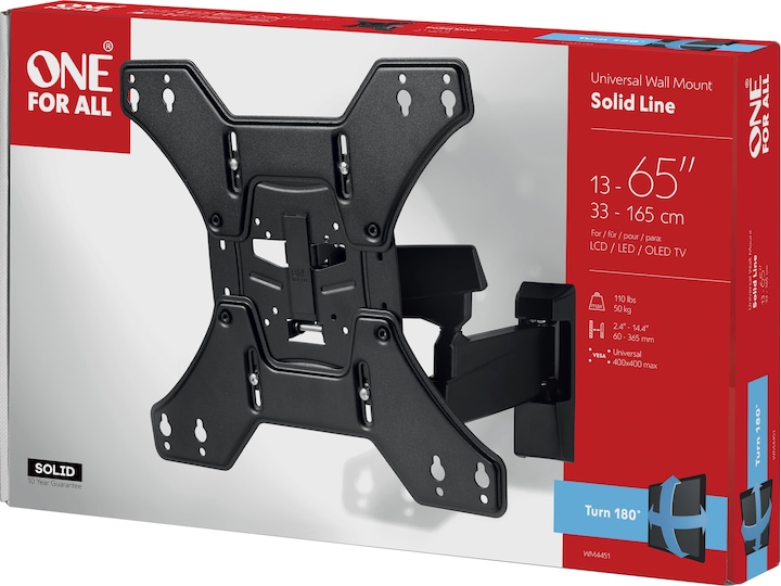 Actual product image One for All Solid WM4451 (Wall, 60", 50 kg)