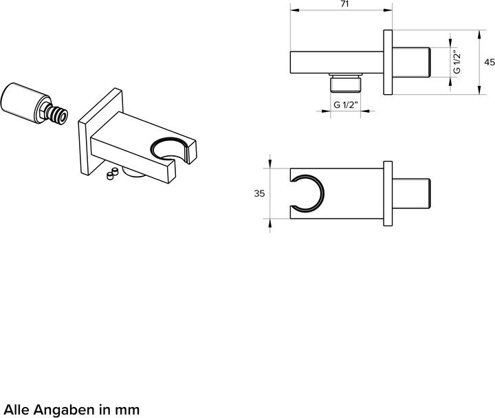 Produktbild Chris Bergen Brauseset (13.40 l/min)