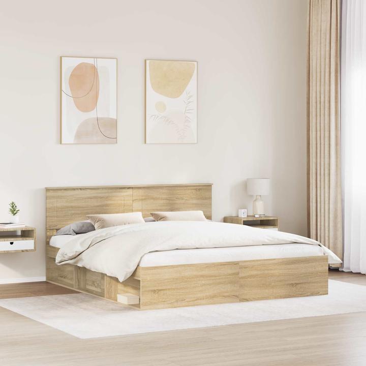 Image du produit vidaXL Modernes Bett (200 x 200 cm)