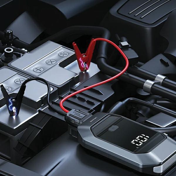 Actual product image Usams Urządzenie rozruchowe do samochodu z powerbankiem i funkcją latarki czarny/black ZB284ZDB01 (U (8000 mAh)