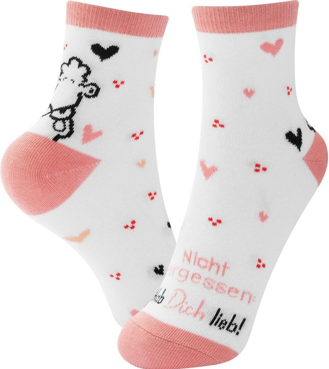 Produktbild Sheepworld Zaubersocken Motiv 'Hab dich lieb' (Einzelpack, 36 - 40)