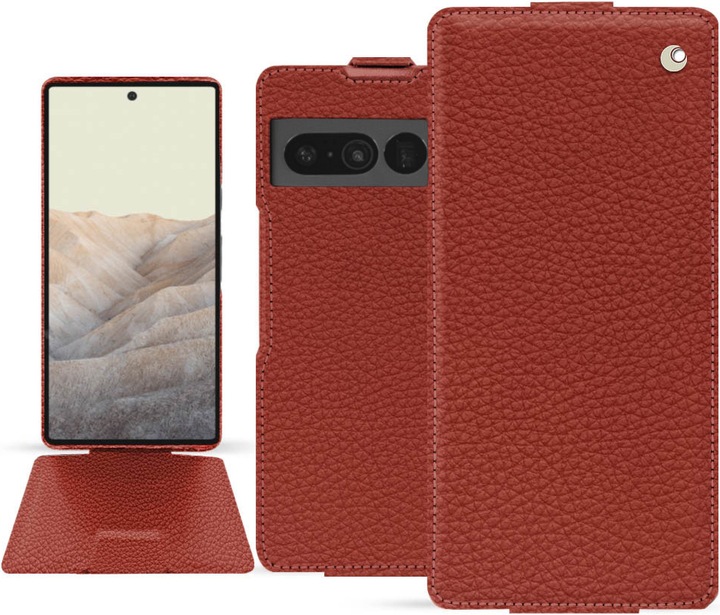 Actual product image Noreve Vertical leather shell (Google Pixel 7 Pro)