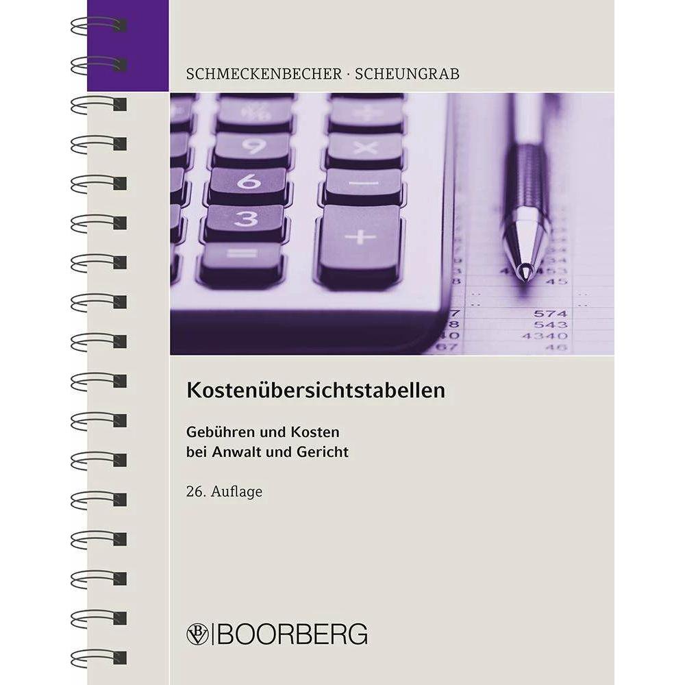 Thumbnail - Kostenübersichtstabellen, Fachbücher von Karin Scheungrab, Manfred Schmeckenbecher