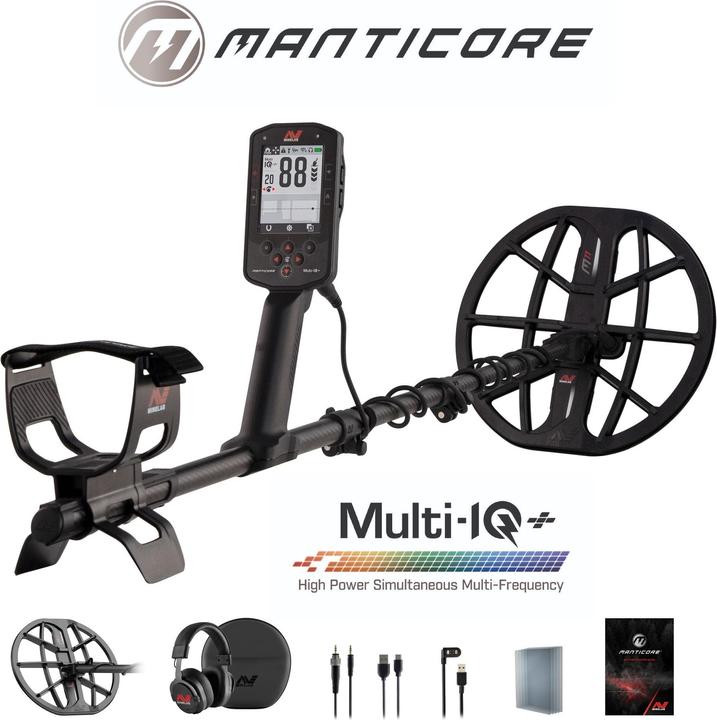 Actual product image Minelab MANTICORE. Metaaldetector specialist.