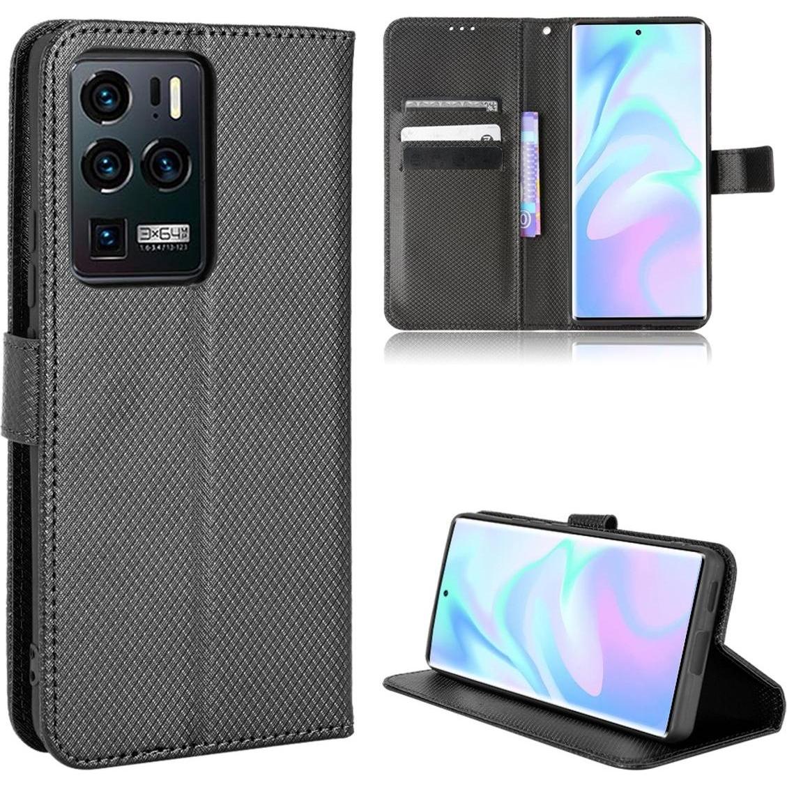 König Design Hülle Handy Schutz für Huawei Motorola Xiaomi ZTE Case Cover Bumper Wallet Etuis (ZTE Axon 30 Ultra 5G), Sm...
