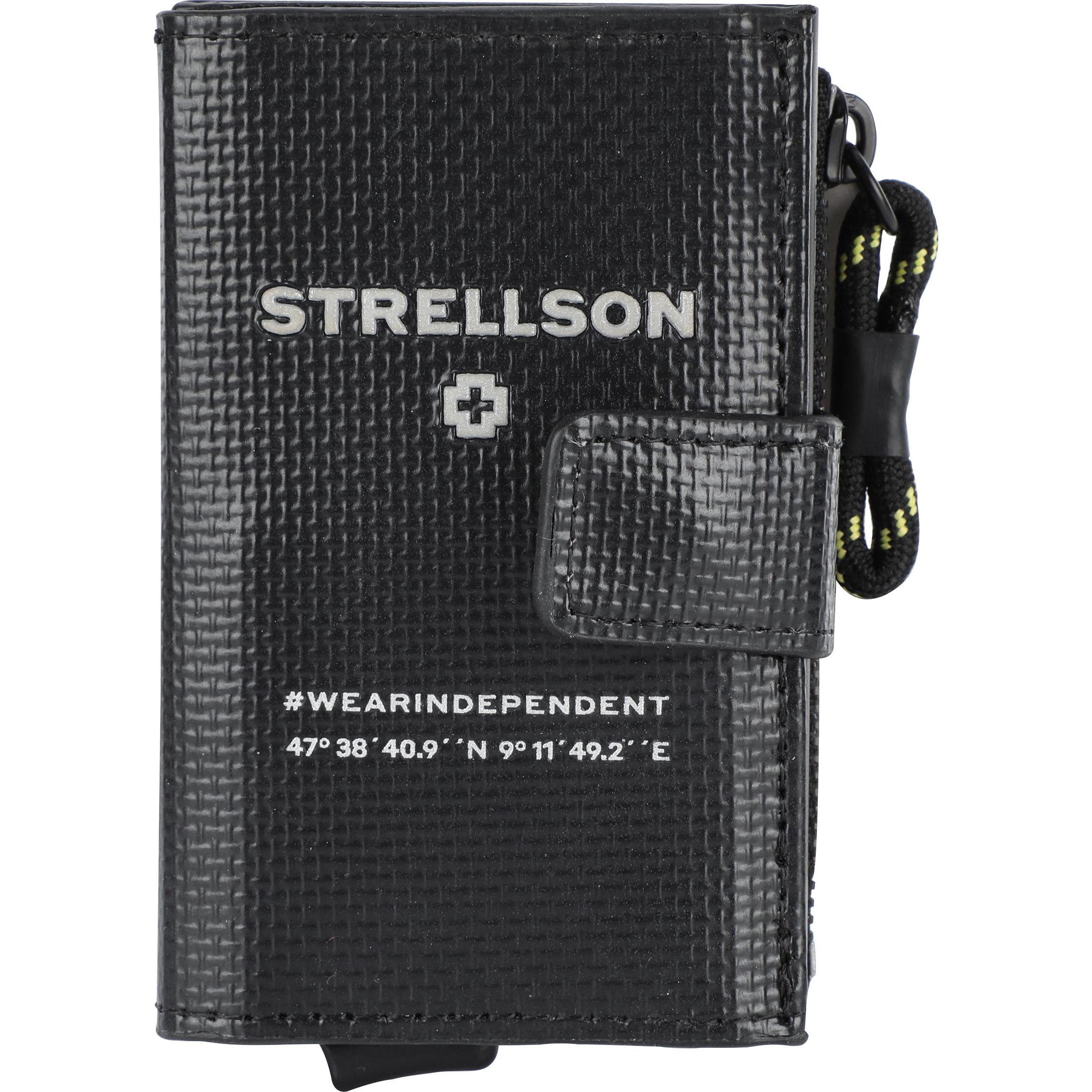 Strellson, Herren, Portemonnaie, stockwell 2.0 c-four e-cage sv8, Schwarz