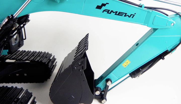 Produktbild Amewi G101H V2 Vollmetall Hydraulikbagger 1:16 RTR petrol (RTR Ready-to-Run)