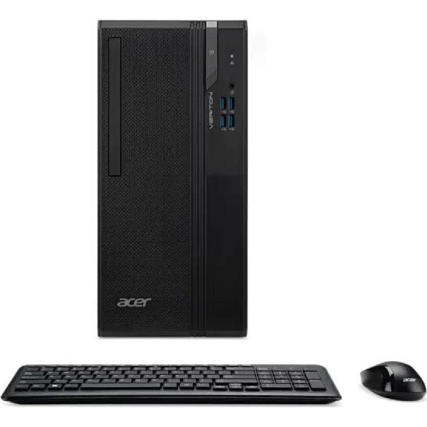 Acer Veriton S2720G (512 GB, 16 GB, Intel Core i3-14100, UHD Graphics 730), PC, Schwarz