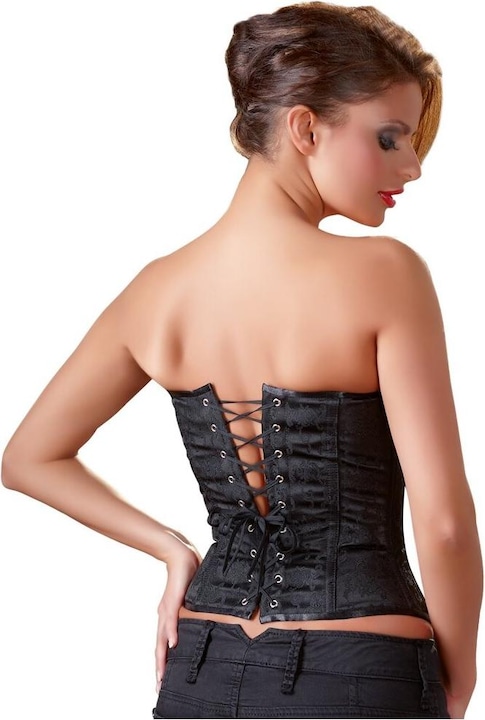 Image du produit Cottelli Collection Corsage à jarretelles noir (XL)