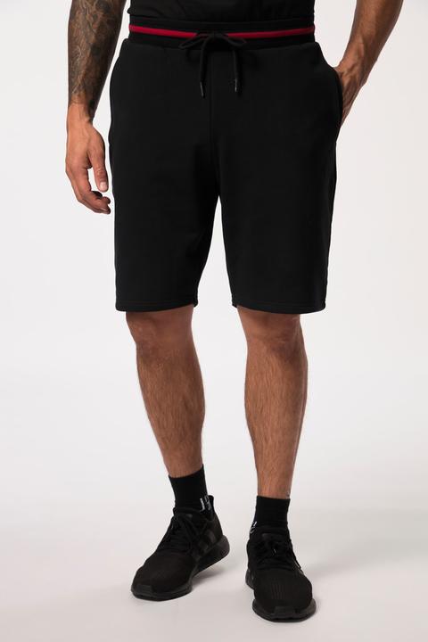Immagine prodotto Jay-Pi Bermuda in felpa per i fan del calcio con bandiera tedesca sulla tasca posteriore e cintura elastica (7XL)