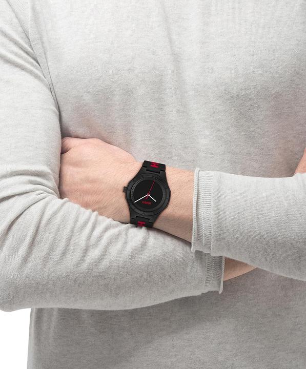 Image du produit Hugo Boss Hugo Lit For Him Herrenuhr Schwarz 1530343 + BOX (Montre analogique)