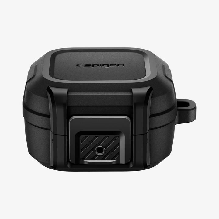 Actual product image Spigen - Lock Fit (ACS11202) - Samsung Galaxy Buds 4 / Buds 4 Pro - Matte Black