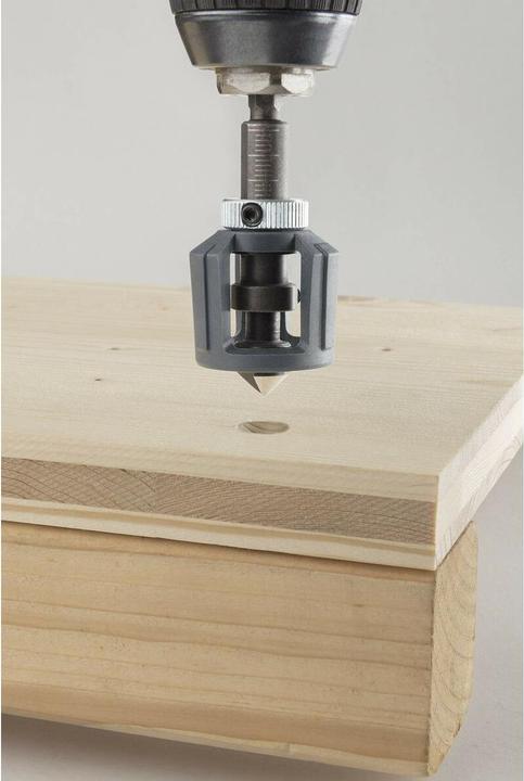 Produktbild wolfcraft 1 Bithalter mit Tiefenstopp (Bit-Halter)