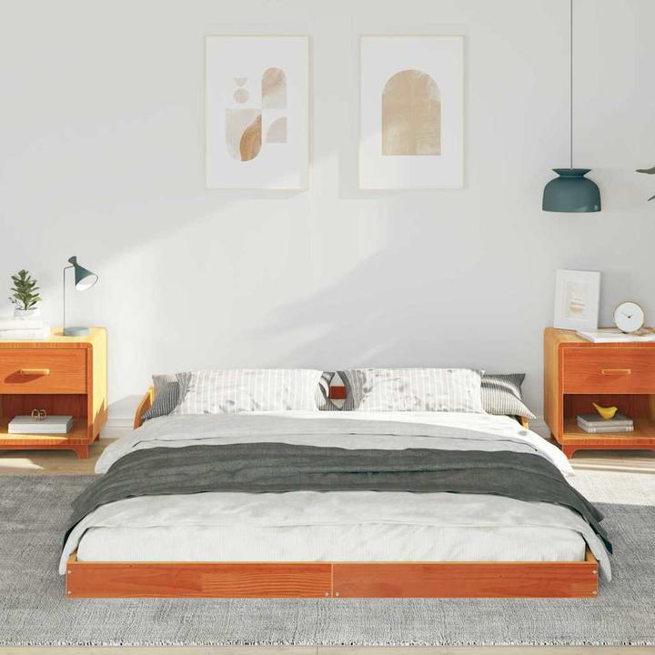 Actual product image vidaXL Plattformbettgestell (150 x 200 cm)