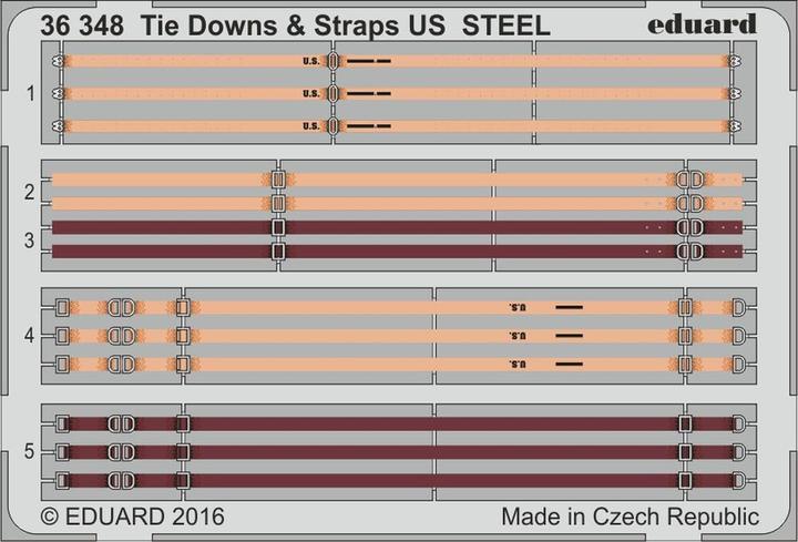 Produktbild Eduard Tie Downs & Straps US STEEL