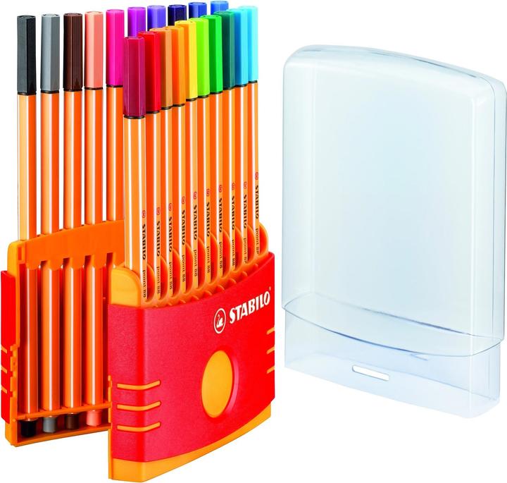 Actual product image STABILO point 88 Fineliner (Multicoloured, 20 x)