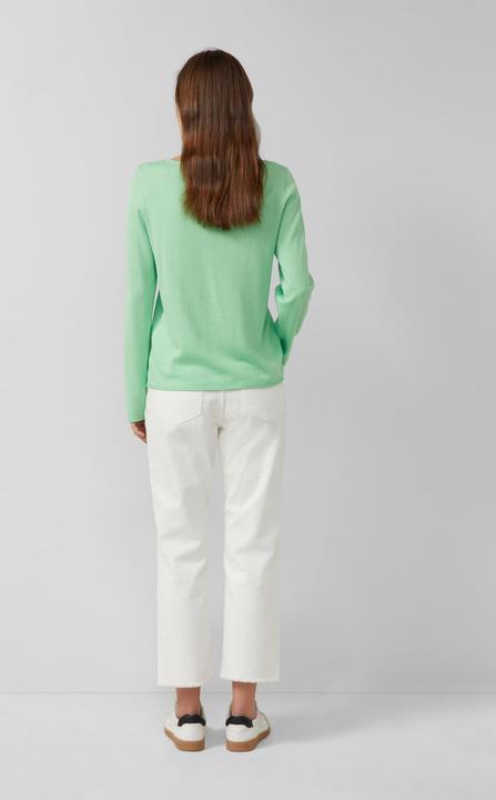 Produktbild s.Oliver Strickpullover Feinstrickpullover mit Rundhalsausschnitt (48)