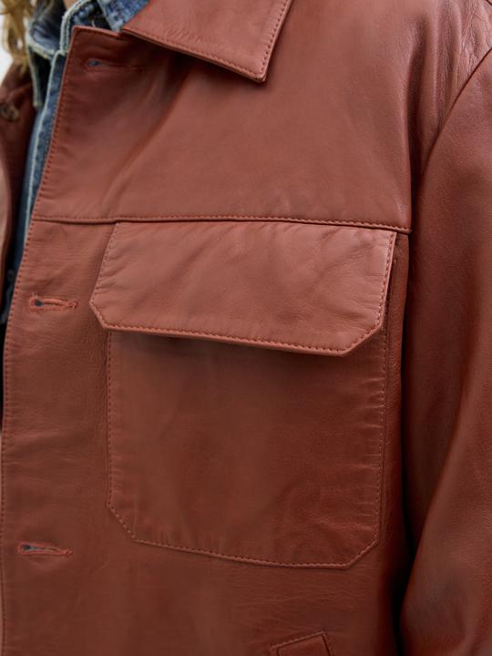 Actual product image Jack & Jones Lederjacke Lederjacke (M)