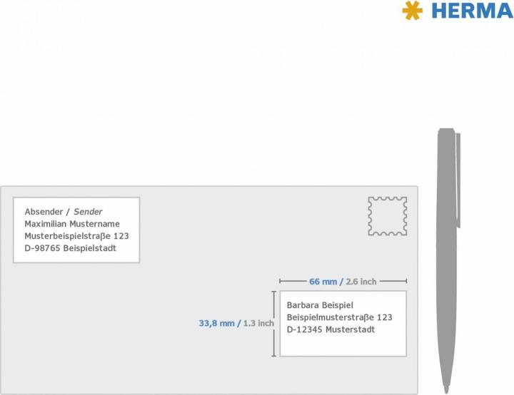 Image du produit Herma Étiquettes de congélation A4