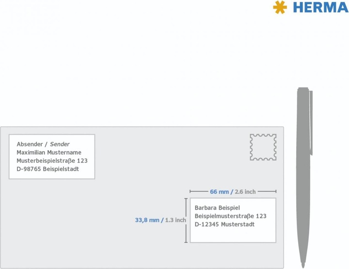 Produktbild Herma Tiefkühletiketten A4