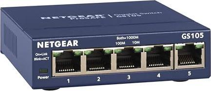 Actual product image Netgear Gs105e-200pes (5 ports)
