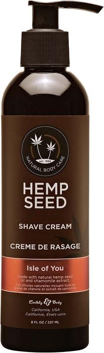 Actual product image Earthly Body Hemp Seed Shave Cream Isle of You - 237 ml / 8 fl oz (237 ml)