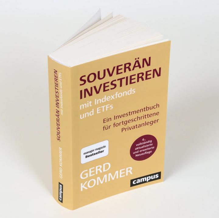 Produktbild Souverän investieren mit Indexfonds und ETFs (Deutsch, Gerd Kommer, 2024)
