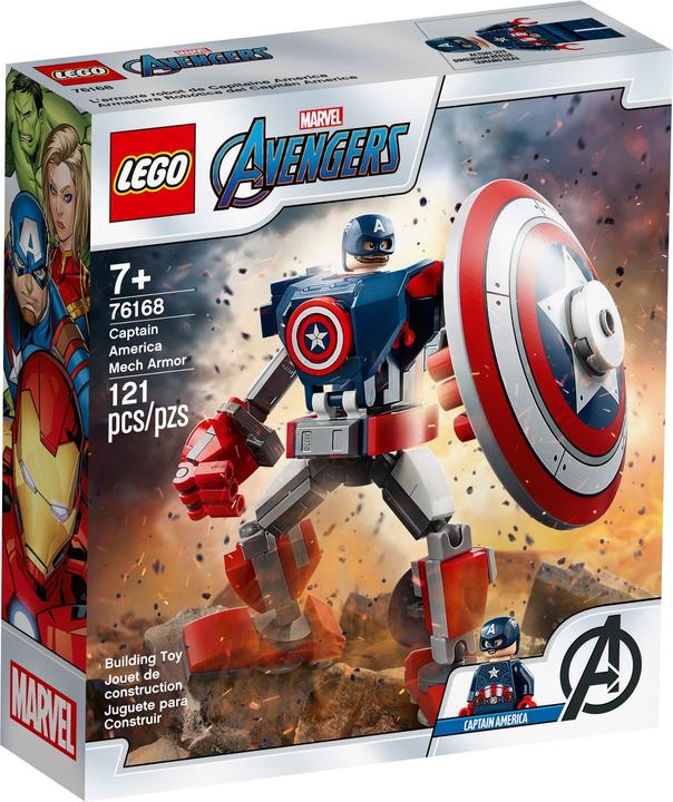 Produktbild LEGO Captain America Mech (76168, LEGO Marvel)