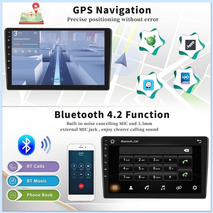 Actual product image OiLiehu Android Car Radio Bluetooth