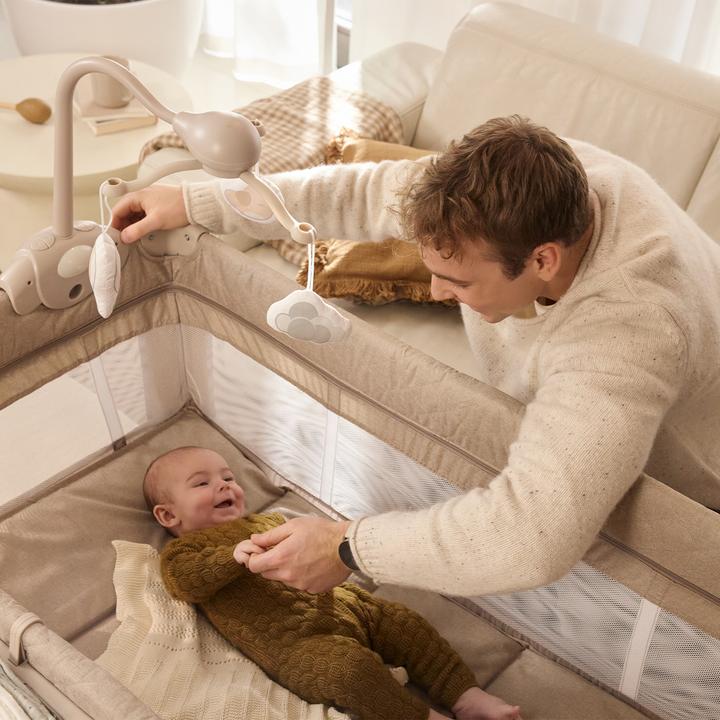 Immagine prodotto KinderKraft travel cot LEODY UP grey with accessories