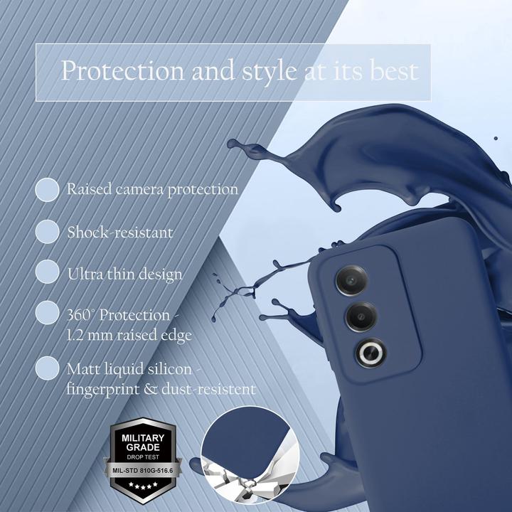 Image du produit Cadorabo Coque pour Oppo A80 TPU Liquid Silicone Case (Oppo A80)