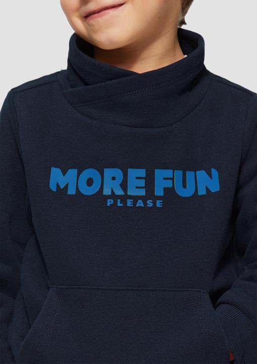Produktbild S.Oliver Sweatshirt Wärmendes Sweatshirt mit erhabenem Print (116, 122)