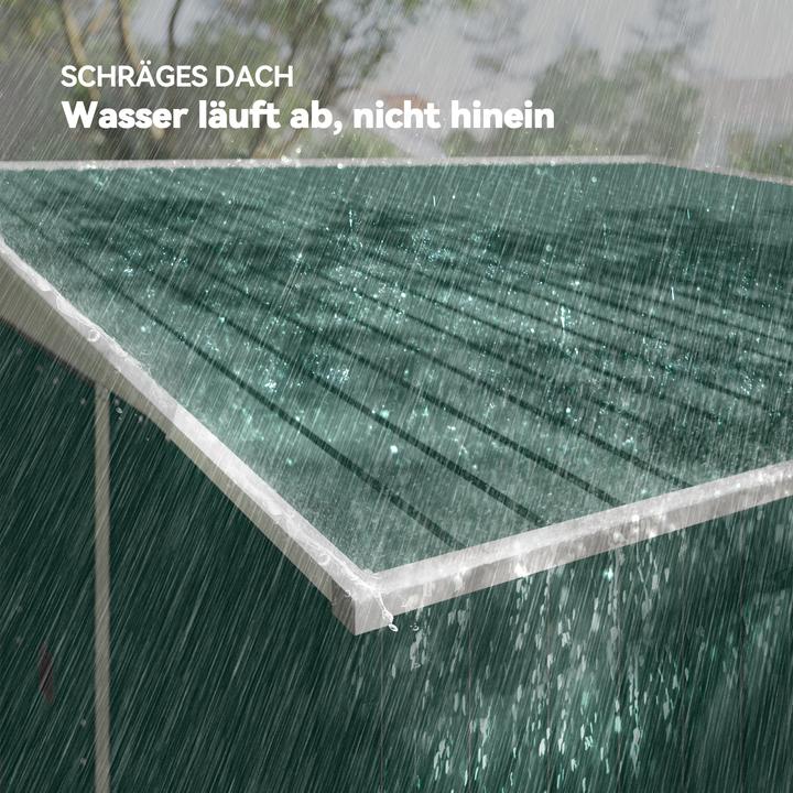 Produktbild Outsunny Gerätehaus Stahl Grün