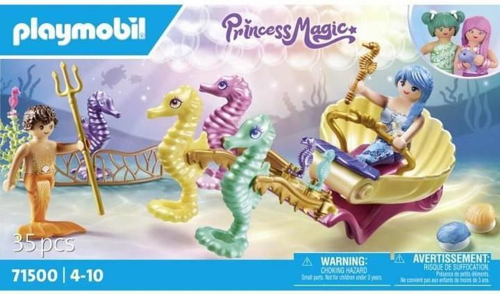 Produktbild Playmobil Meerjungfrauen-Seepferdchenkutsche (71500, Playmobil Princess Magic)