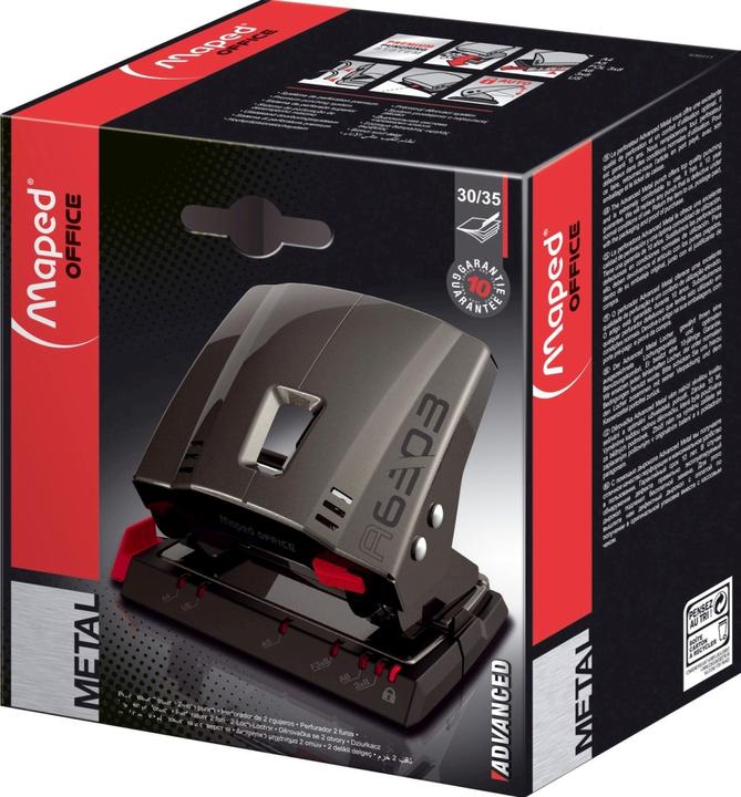 Image du produit Maped Perforateur Advanced A6303, capacité : 30 feuilles, taupe