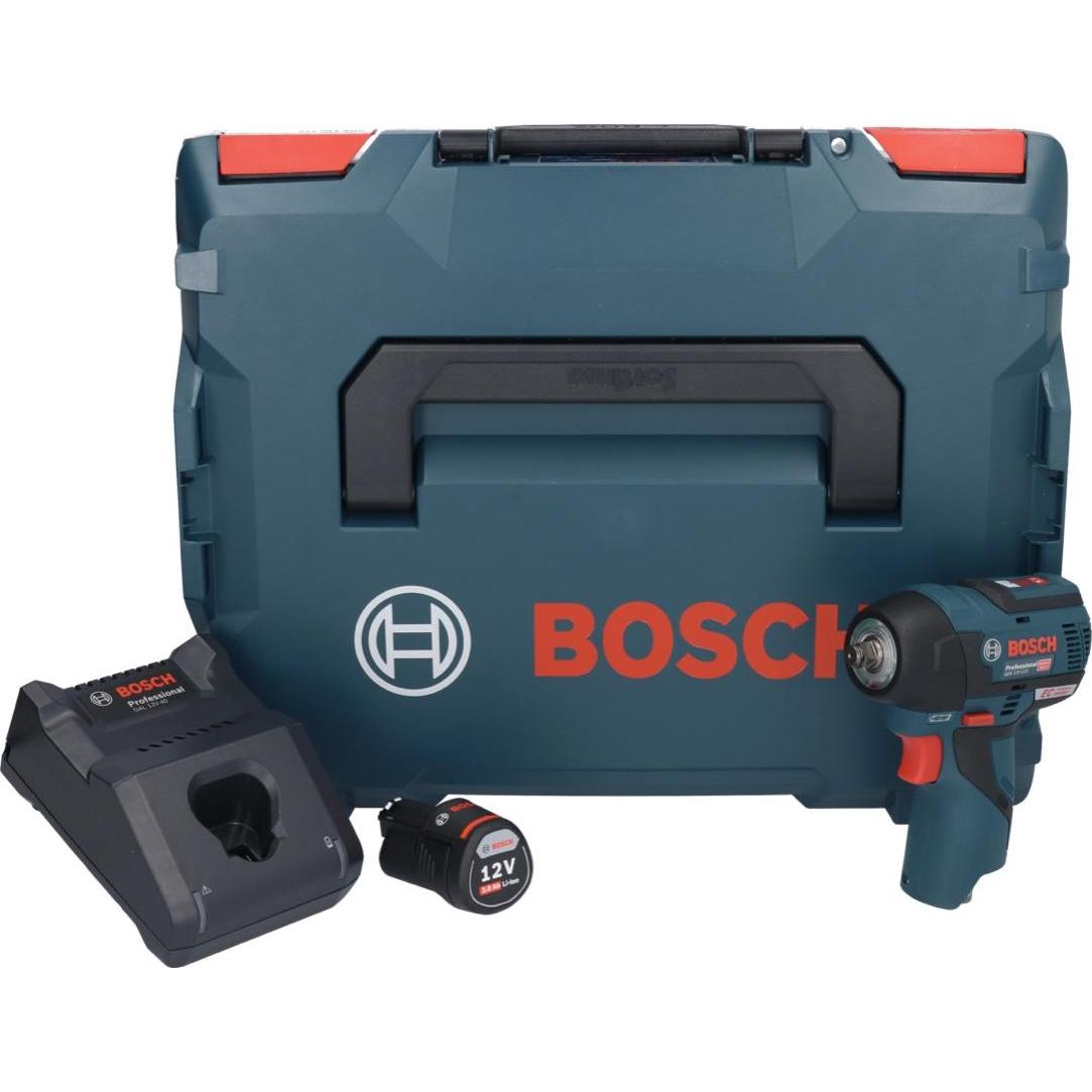 Thumbnail - Bosch Professional, Bohrmaschine + Akkuschrauber, Bosch GDS 12V-115 Akku Drehschlagschrauber 12V 115 Nm + 1x Akku 3,0Ah ...