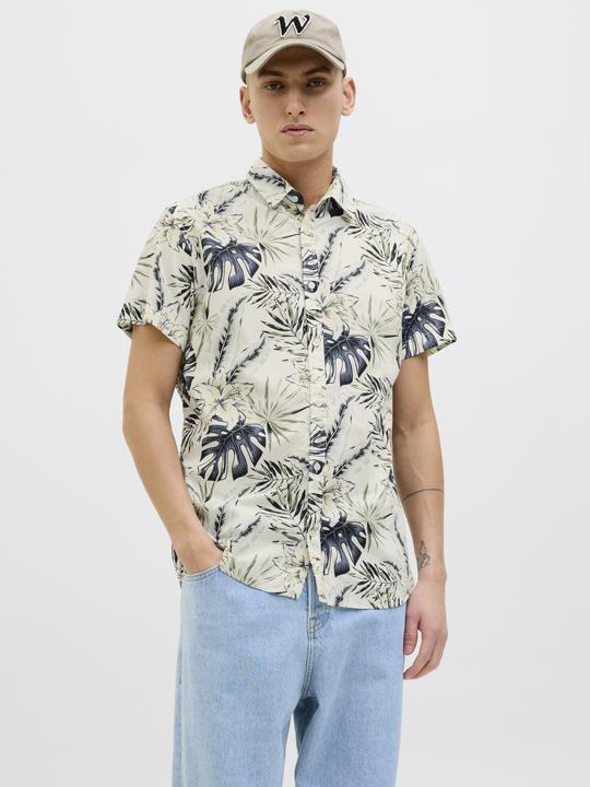 Produktbild Jack & Jones Jjhawaii Aop Shirt Ss Ln (M)