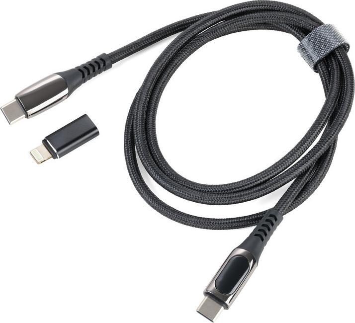 Produktbild Troika SPEEDY Ladekabel High-Speed, noir (1 m, 100 W)