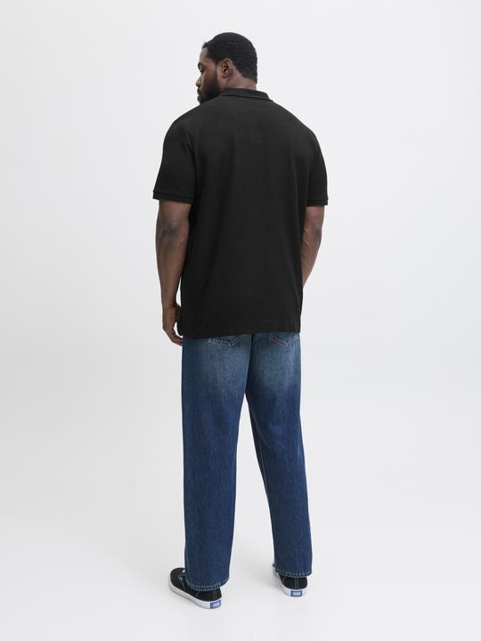 Produktbild Jack & Jones Jjeaustin Zip Polo Ss Noos Pls (5XL)