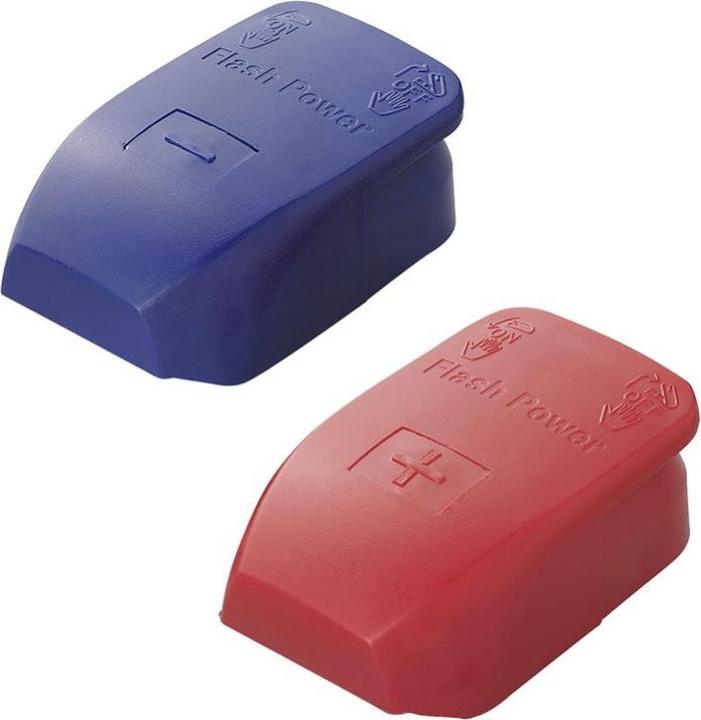 Actual product image ProPlus Battery pole quick connector set (+) and (-) in blister pack